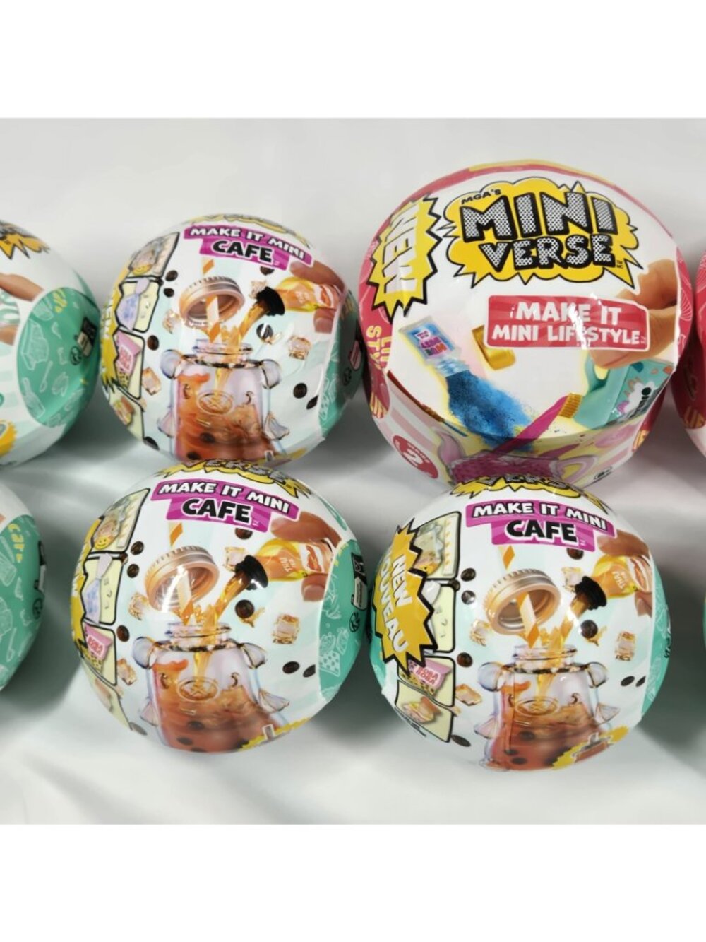 MGA’s Mini Verse Make It Mini Food Mini Cafe MINI Lifestyle Lot Of 8 Sealed - Picture 3 of 4